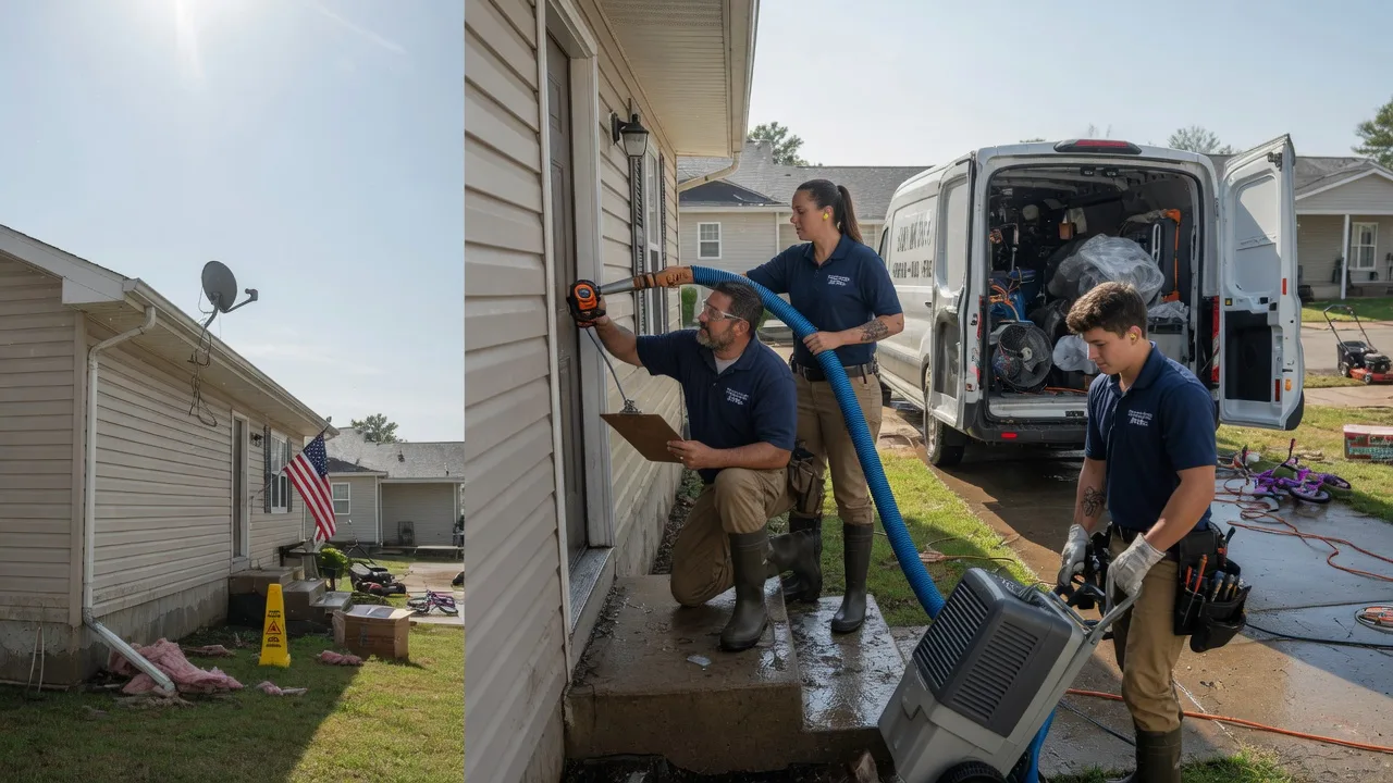 Ceiling Water Damage Restoration in Lost Springs, KS near me